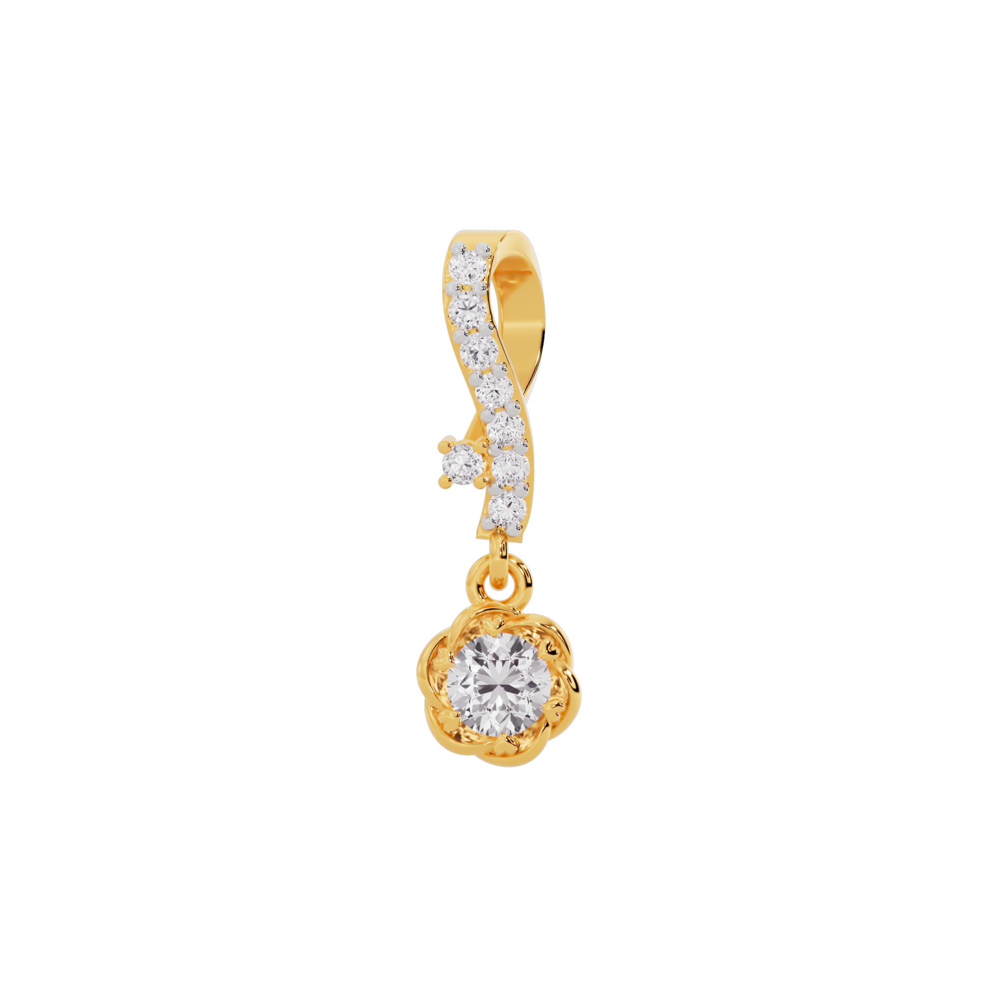 Celestial Grace Diamond Pendant