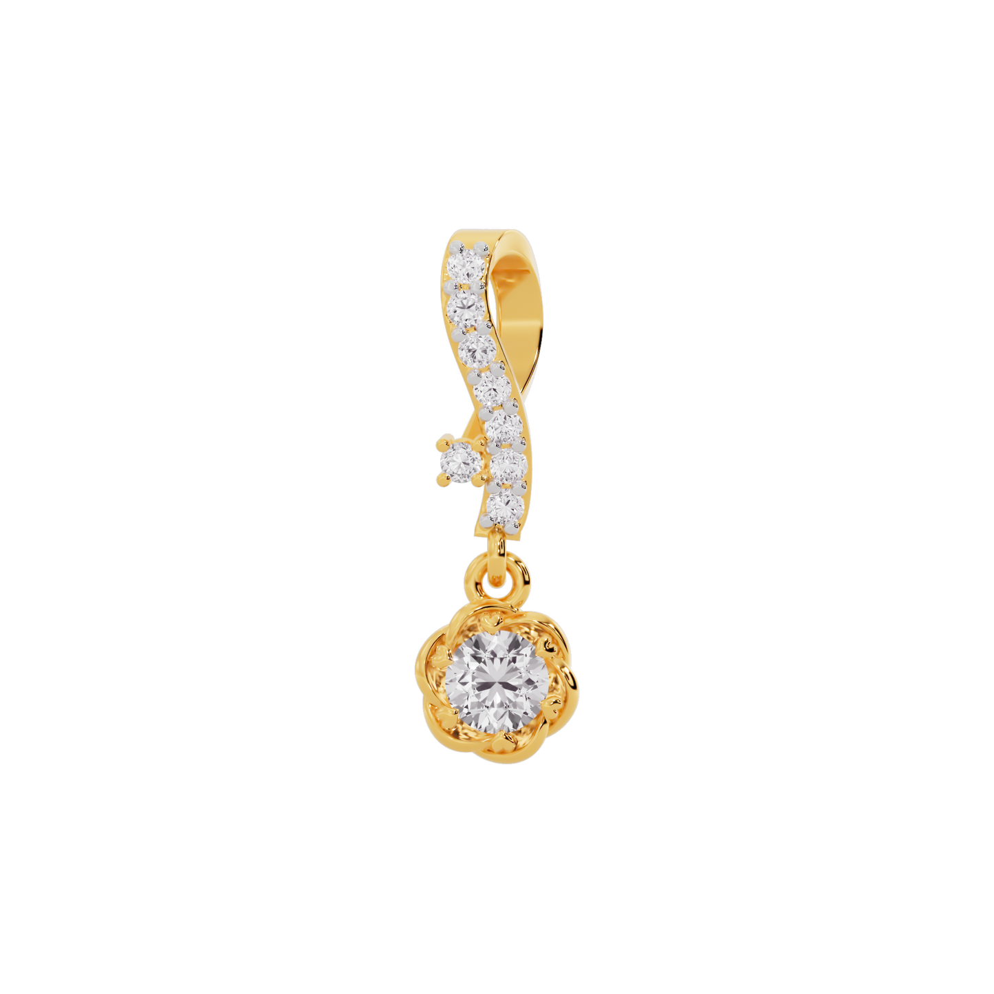 Celestial Grace Diamond Pendant