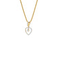 Dazzling Heart Diamond Pendant 18 KT / Yellow Gold