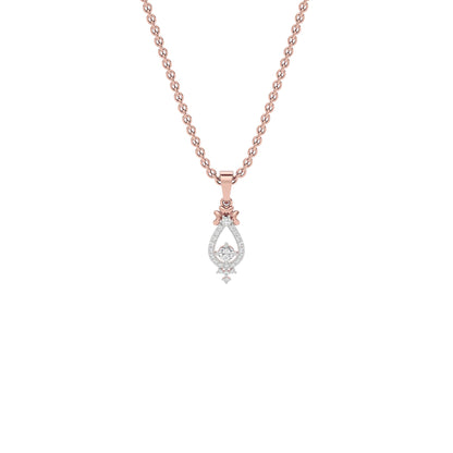 Enticing Daisy Diamond Pendant 18 KT / Rose Gold