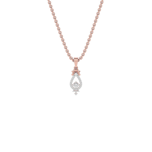 Enticing Daisy Diamond Pendant 18 KT / Rose Gold
