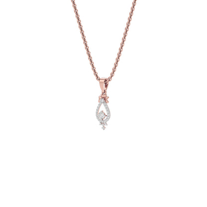 Enticing Daisy Diamond Pendant 18 KT / Rose Gold