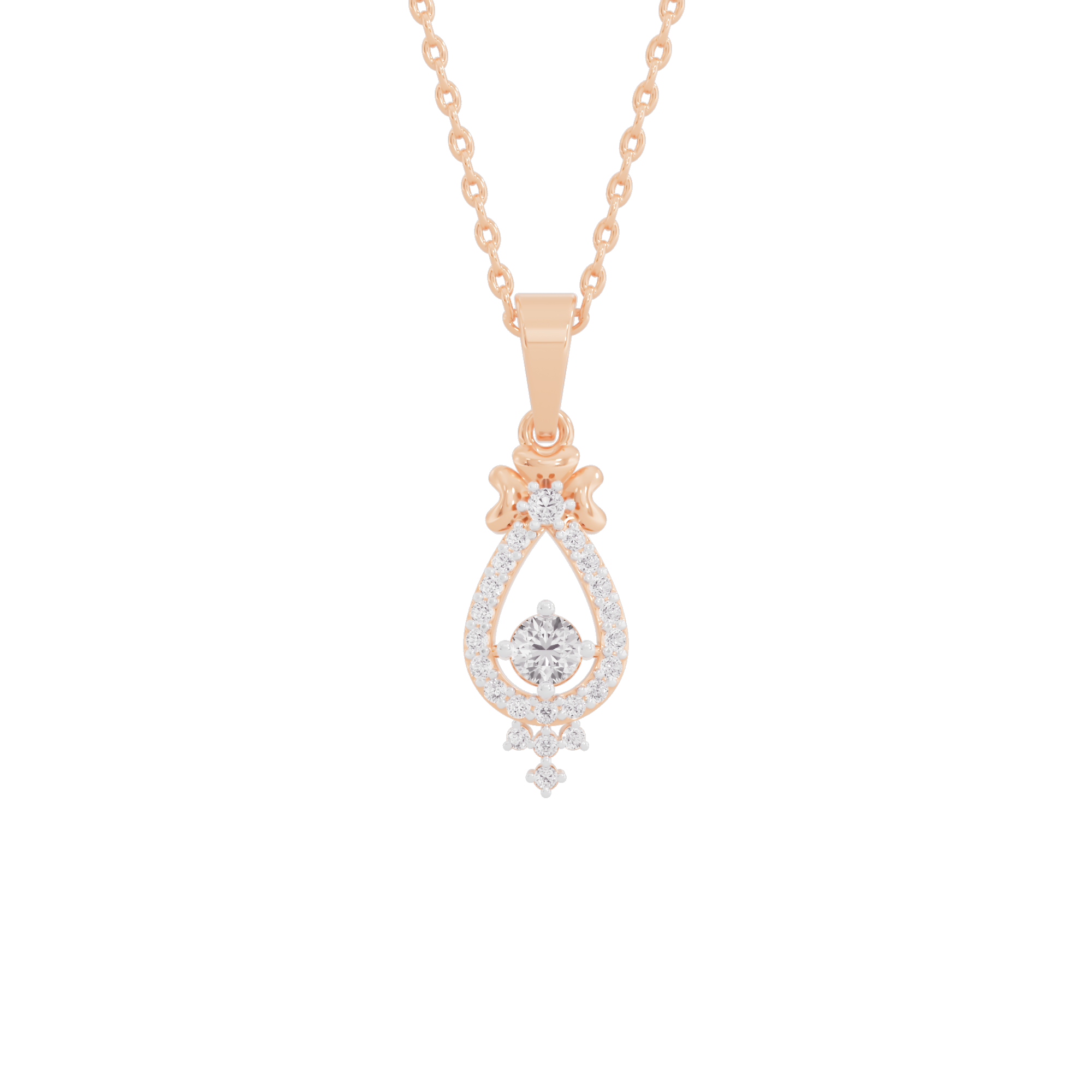 Enticing Daisy Diamond Pendant