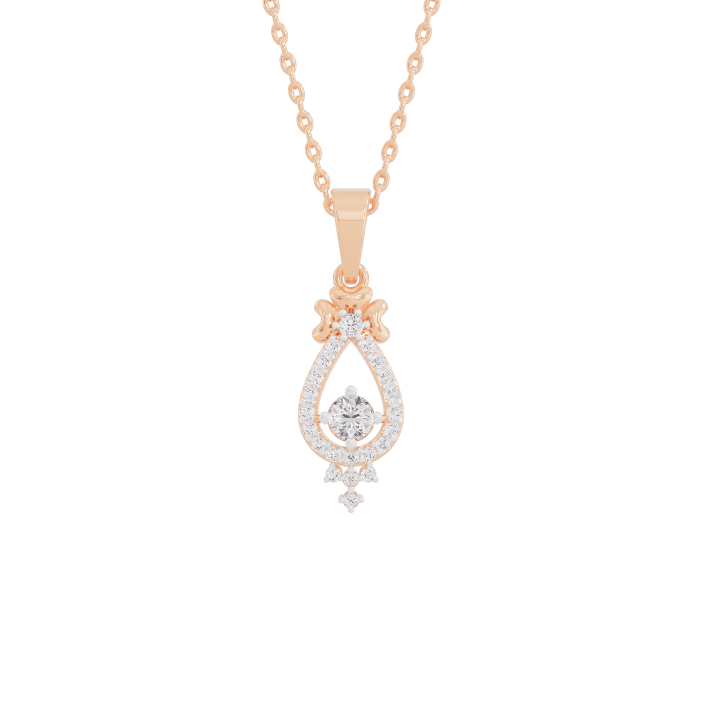 Enticing Daisy Diamond Pendant