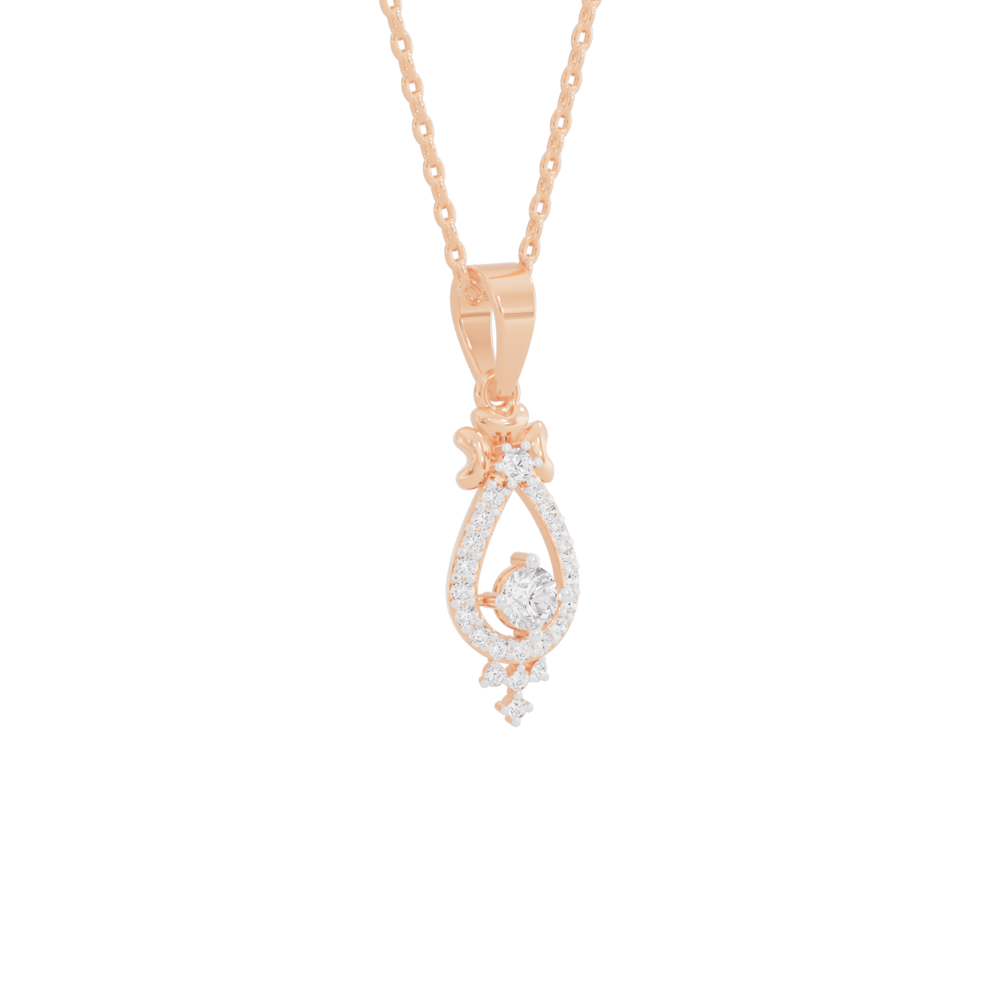 Enticing Daisy Diamond Pendant