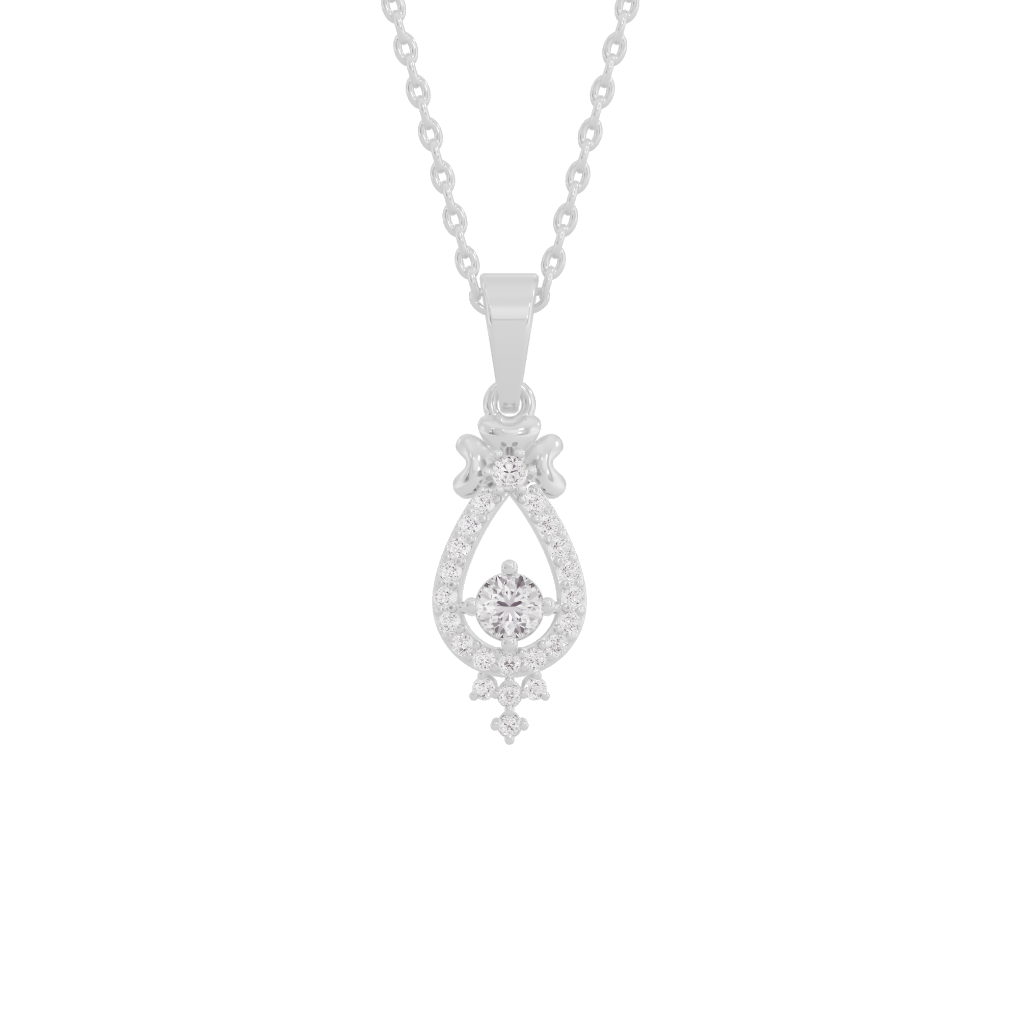 Enticing Daisy Diamond Pendant