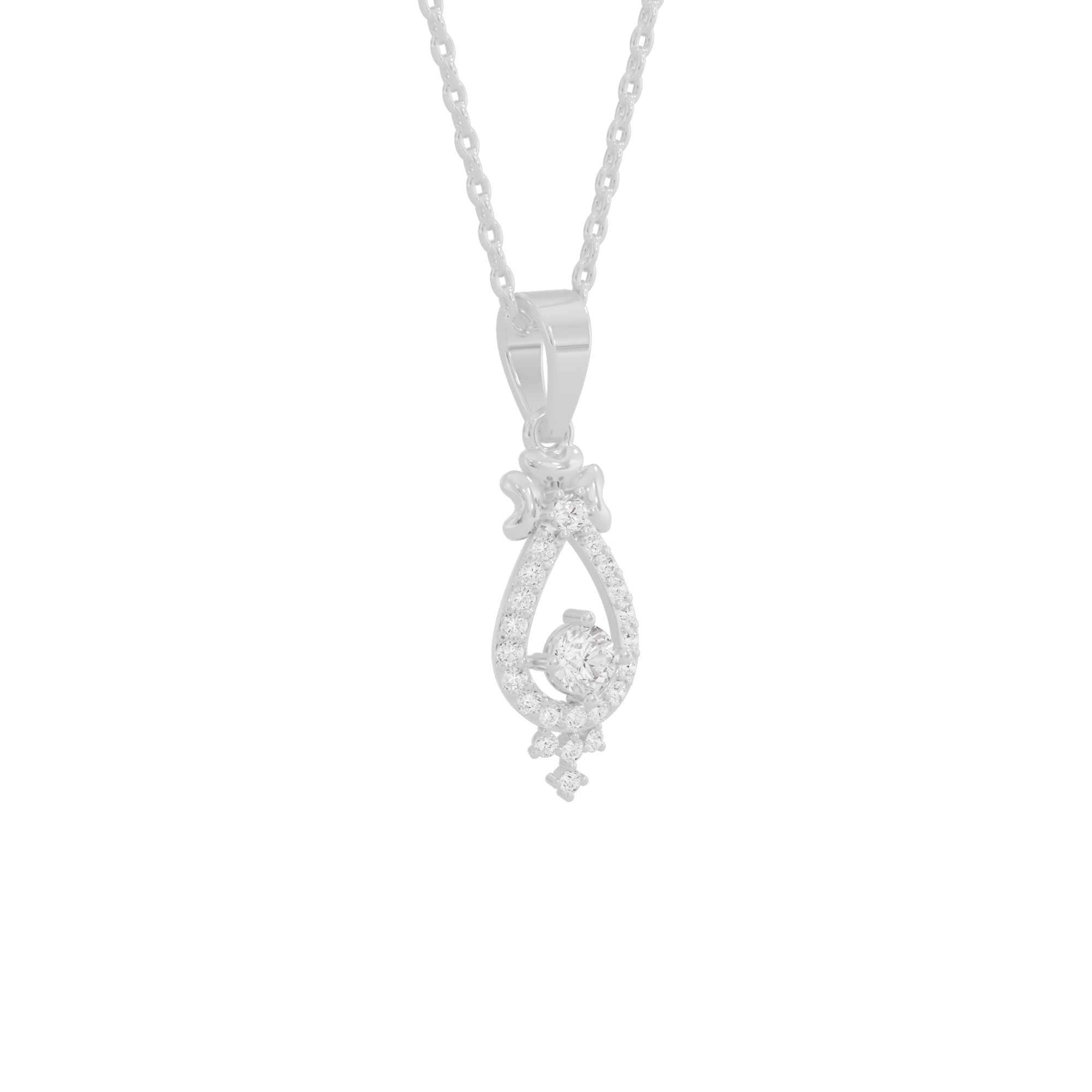 Enticing Daisy Diamond Pendant