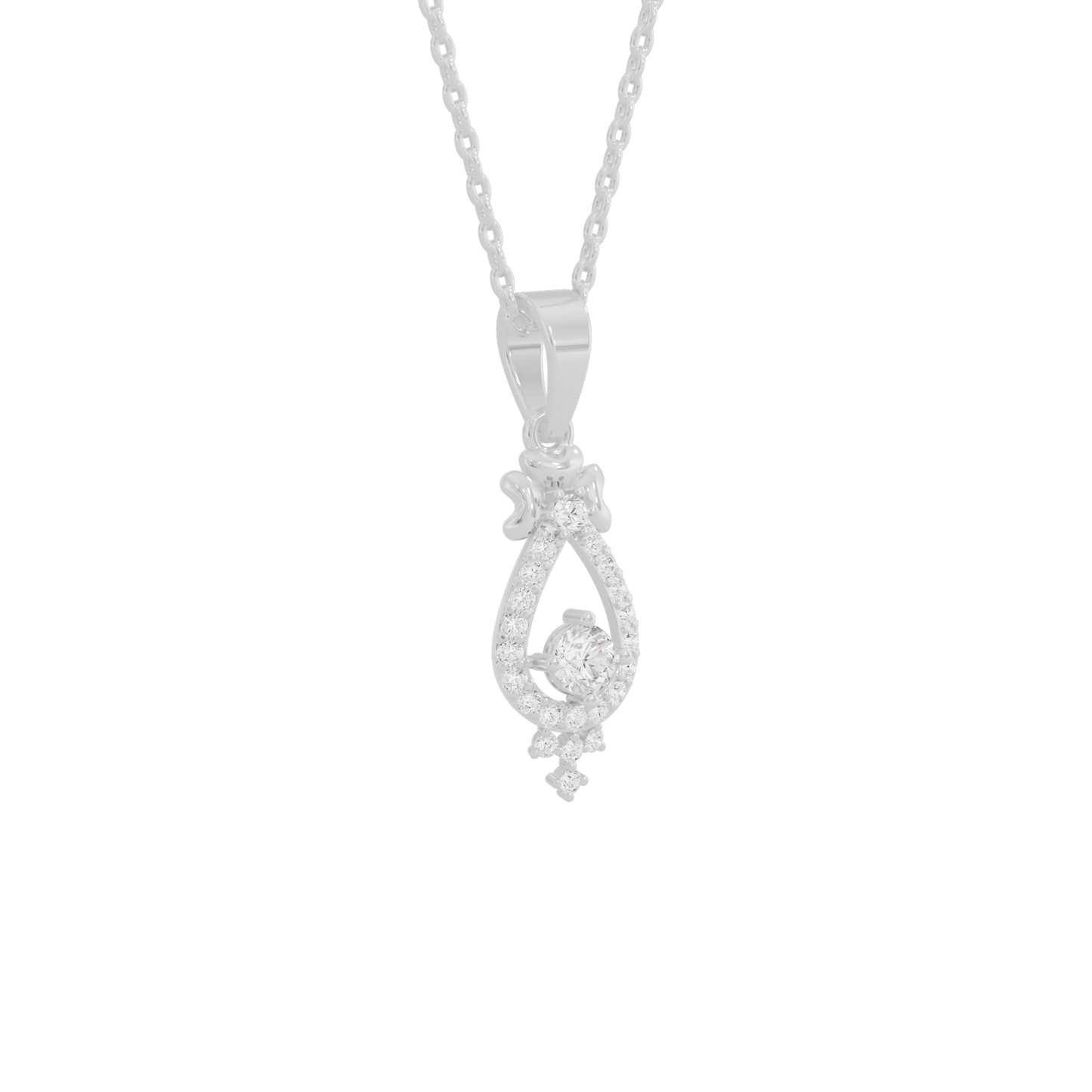 Enticing Daisy Diamond Pendant