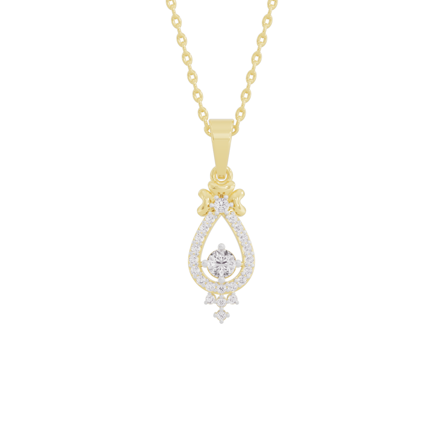 Enticing Daisy Diamond Pendant