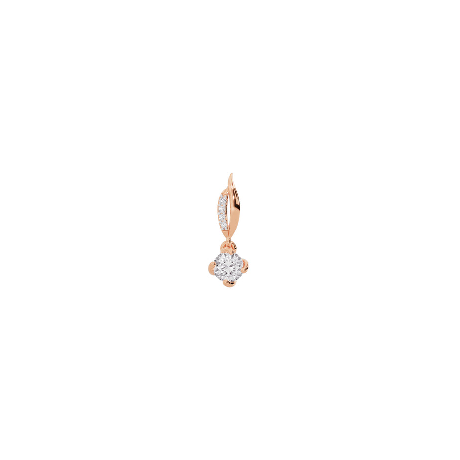 Contemporary Blossom Diamond Pendant