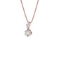 Shining Fiore Diamond Pendant 18 KT / Rose Gold