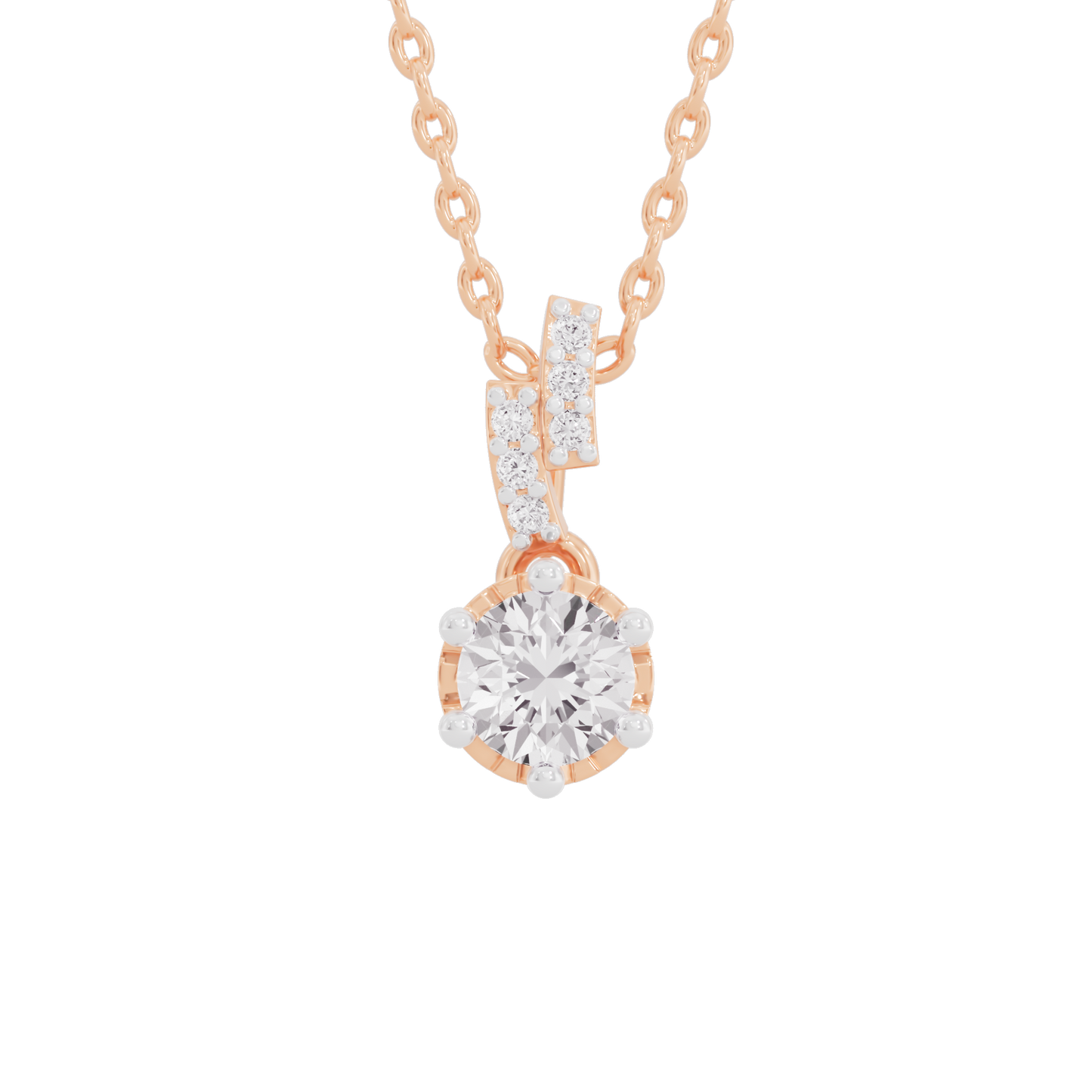 Shining Fiore Diamond Pendant