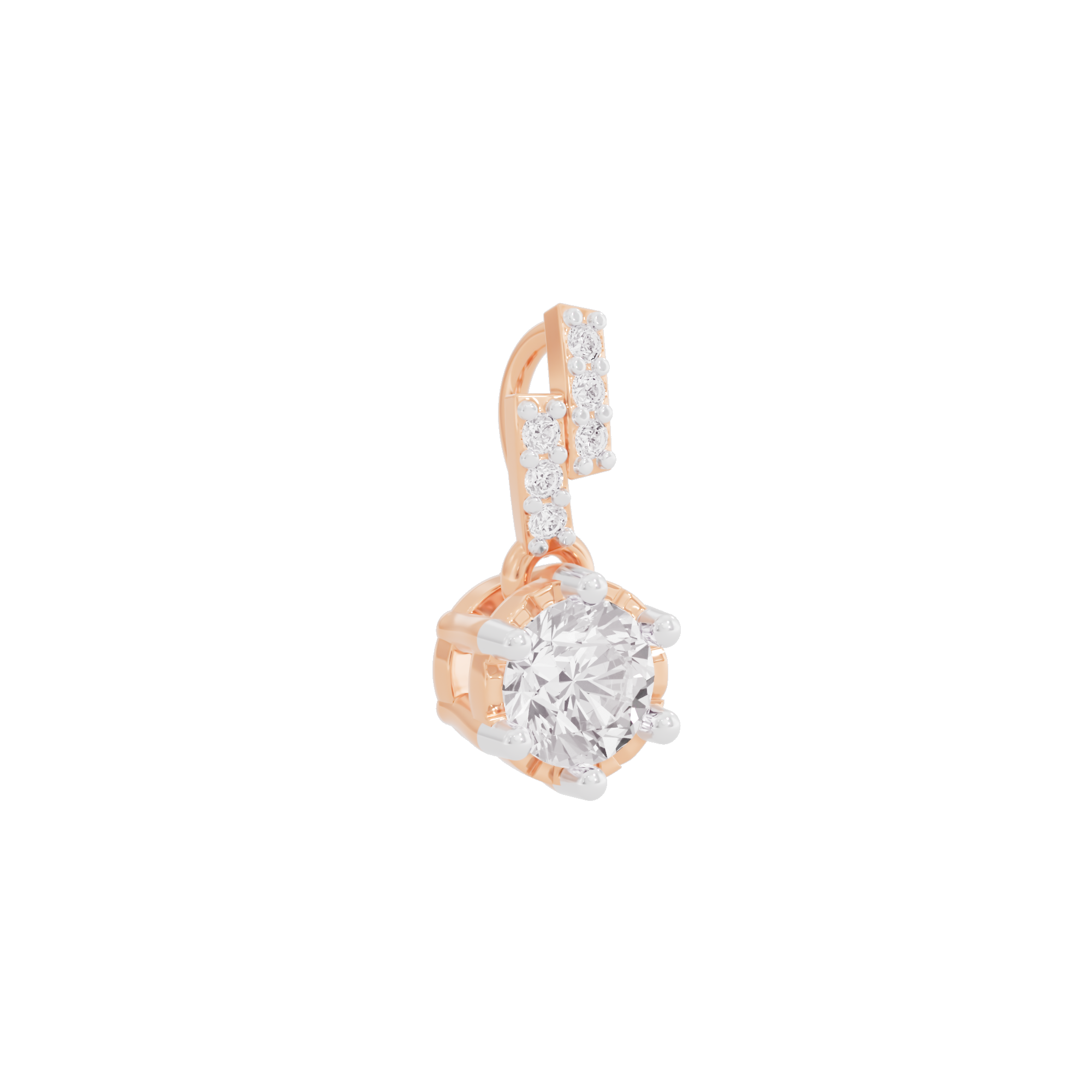 Shining Fiore Diamond Pendant