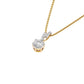 Shining Fiore Diamond Pendant 18 KT / Yellow Gold