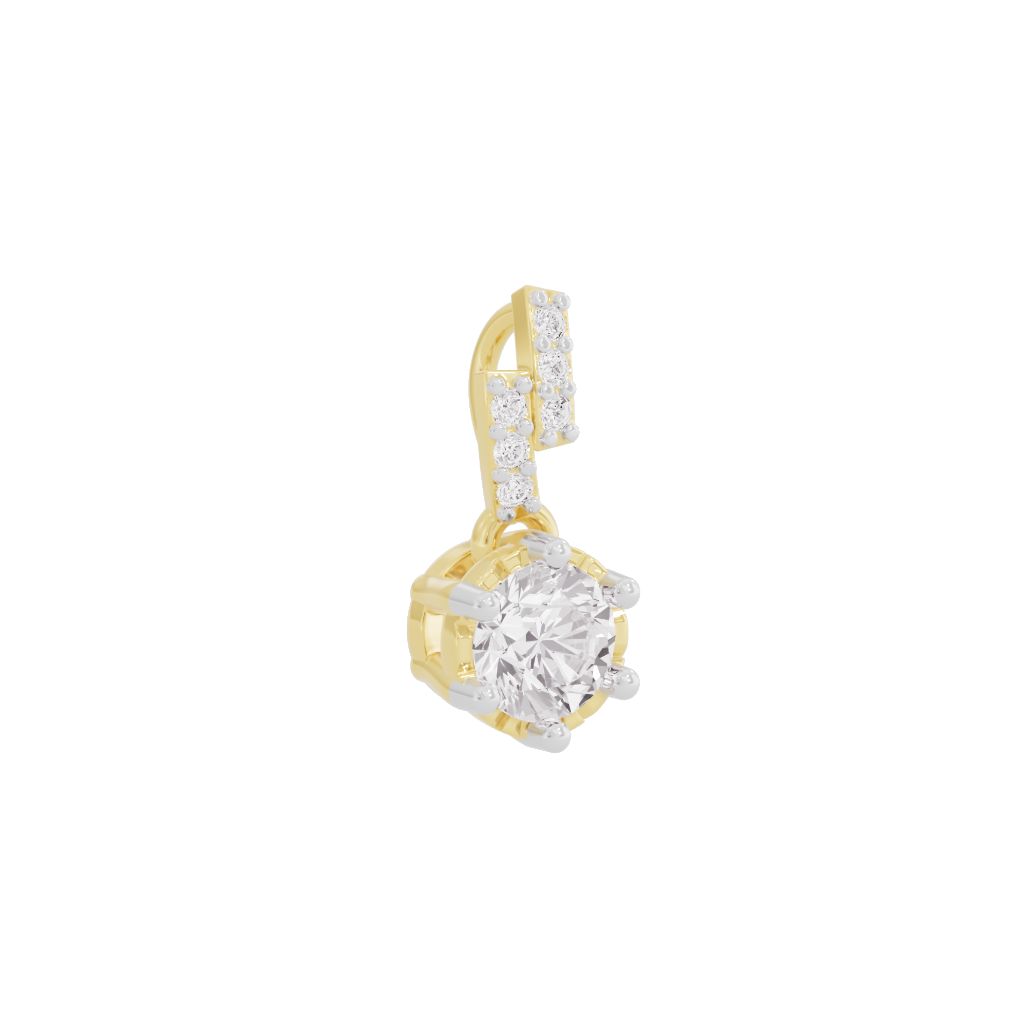 Shining Fiore Diamond Pendant