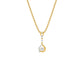 Glistening Lariat Diamond Pendant 18 KT / Yellow Gold