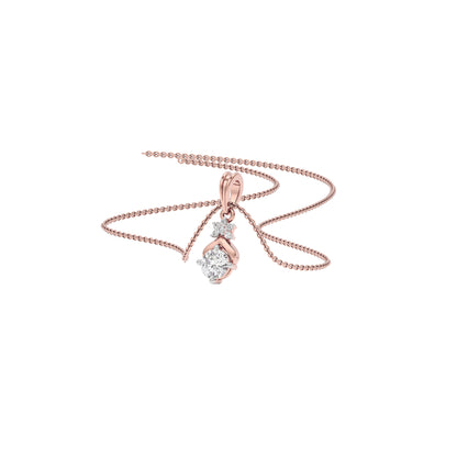 Royal Serenity Diamond Pendant 18 KT / Rose Gold