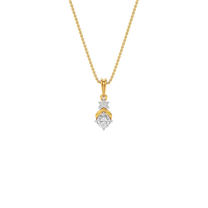 Royal Serenity Diamond Pendant 18 KT / Yellow Gold