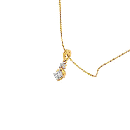 Royal Serenity Diamond Pendant 18 KT / Yellow Gold