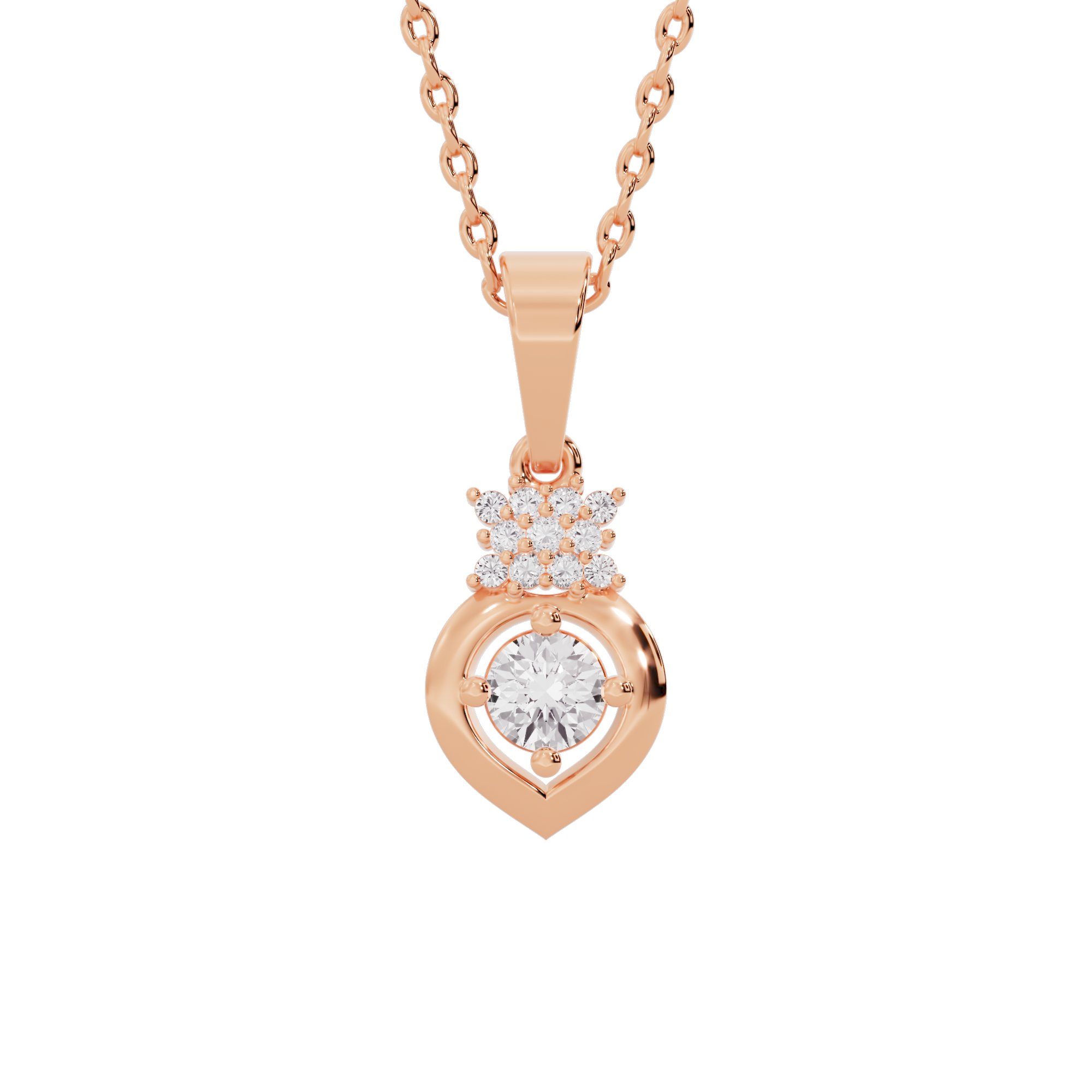 Sparkling Elsa Diamond Pendant