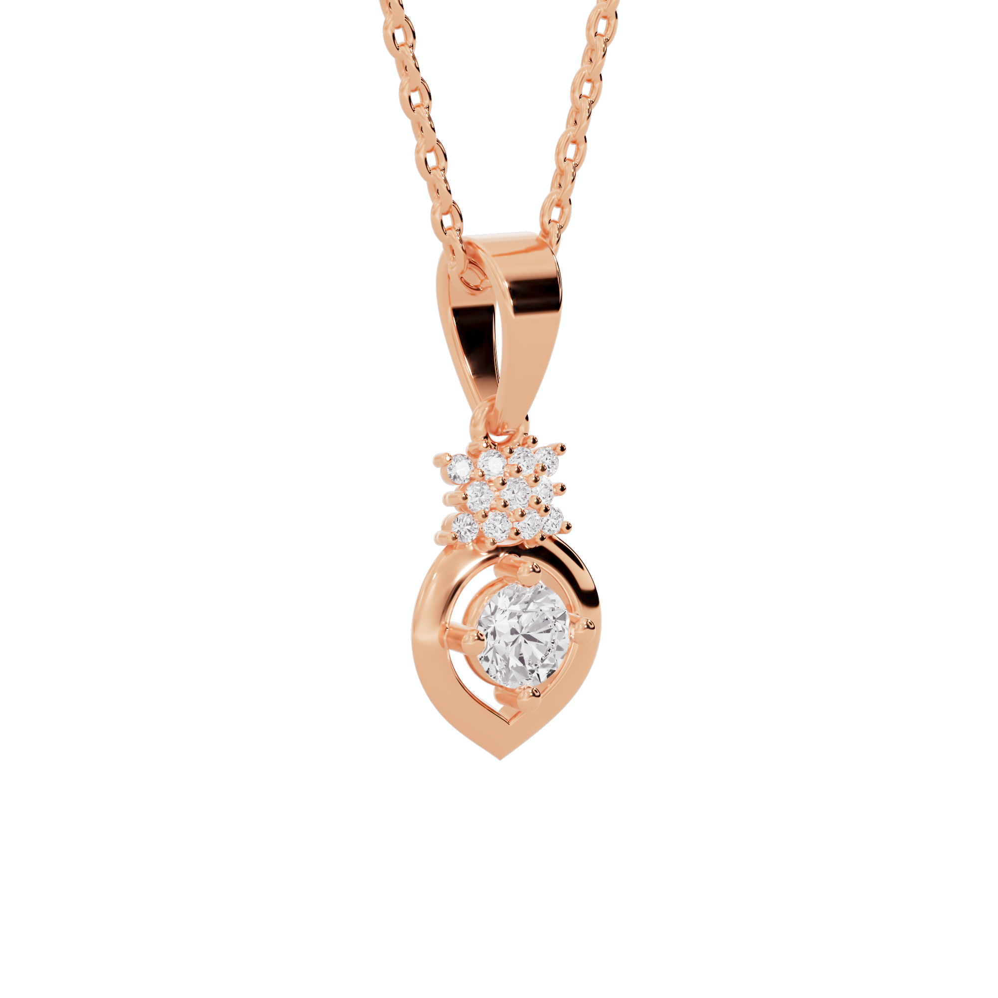 Sparkling Elsa Diamond Pendant