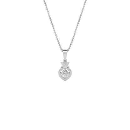 Sparkling Elsa Diamond Pendant 18 KT / White Gold