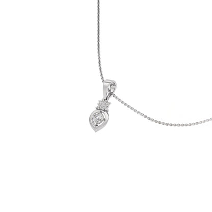 Sparkling Elsa Diamond Pendant 18 KT / White Gold