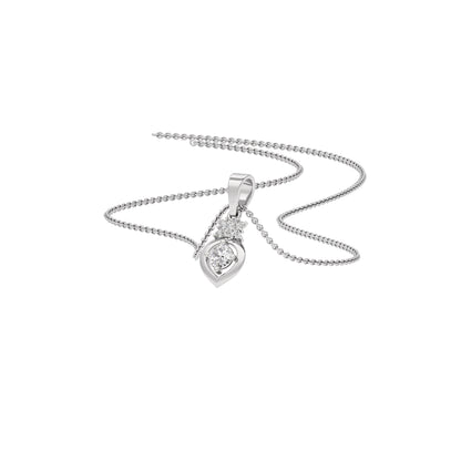 Sparkling Elsa Diamond Pendant 18 KT / White Gold