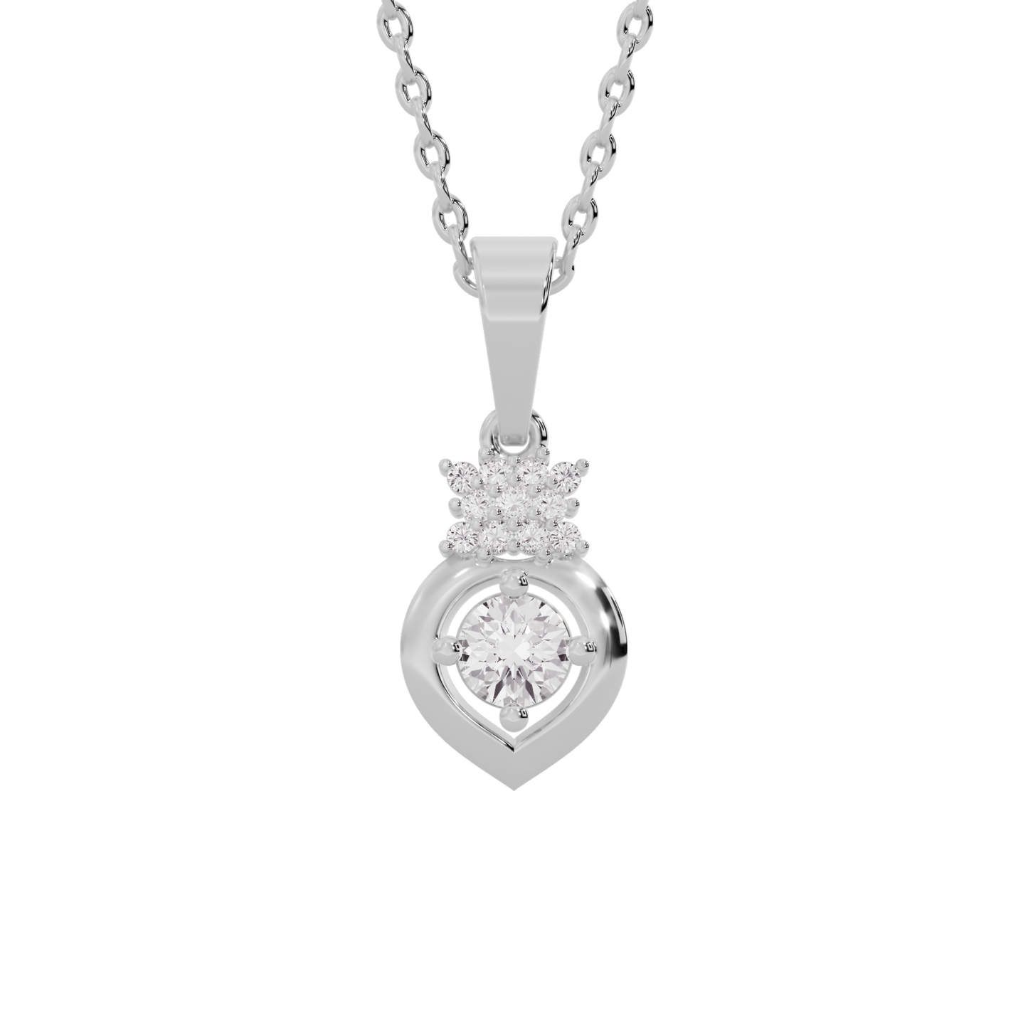 Sparkling Elsa Diamond Pendant