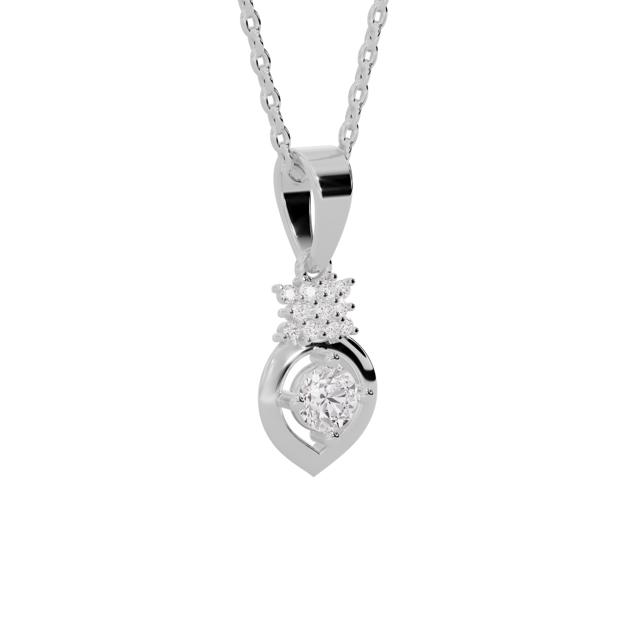 Sparkling Elsa Diamond Pendant