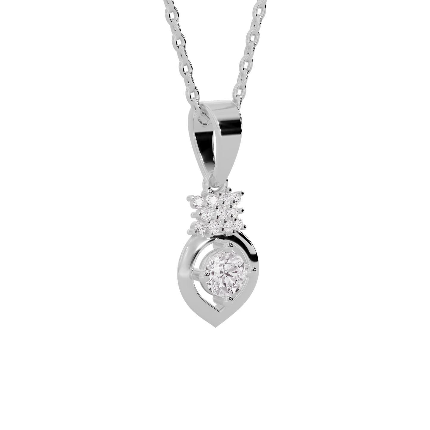 Sparkling Elsa Diamond Pendant