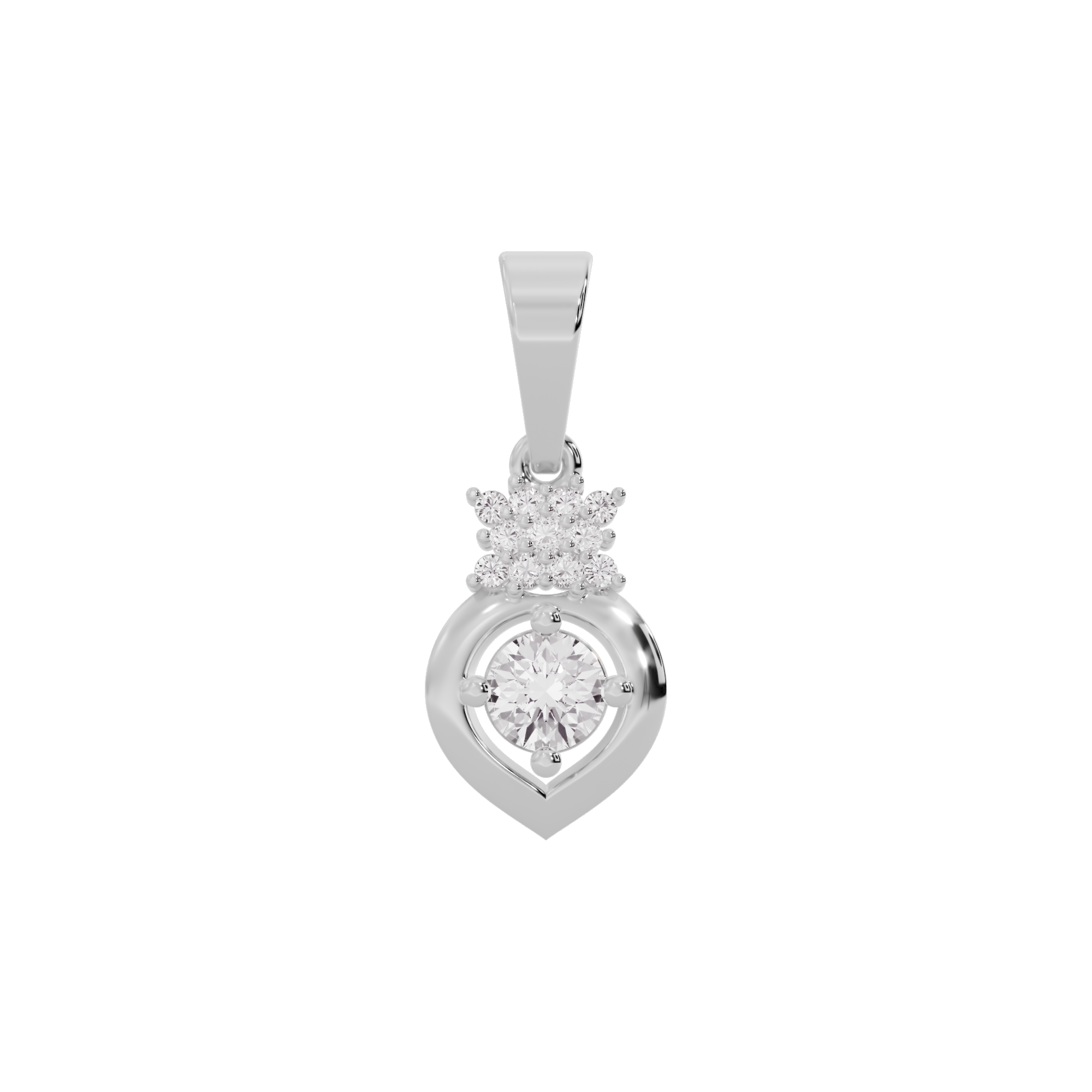 Sparkling Elsa Diamond Pendant