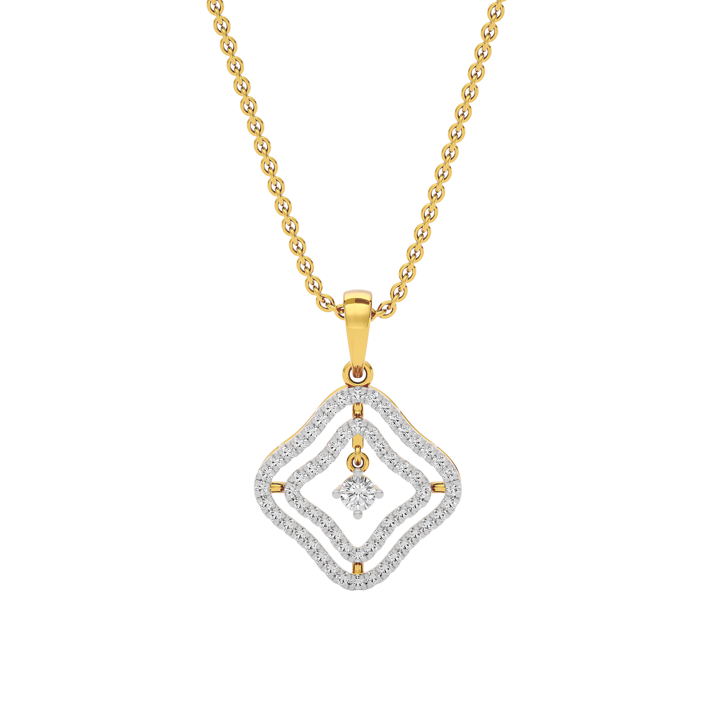 Moonbeam Jewel Diamond Pendant