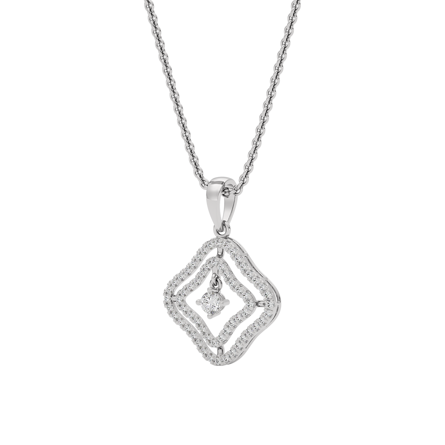 Moonbeam Jewel Diamond Pendant