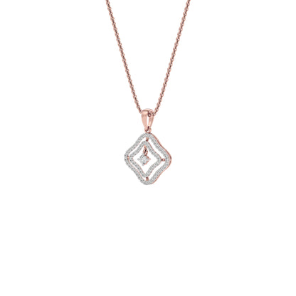 Moonbeam Jewel Diamond Pendant 18 KT / Rose Gold
