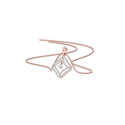 Moonbeam Jewel Diamond Pendant 18 KT / Rose Gold