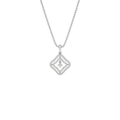 Moonbeam Jewel Diamond Pendant 18 KT / White Gold
