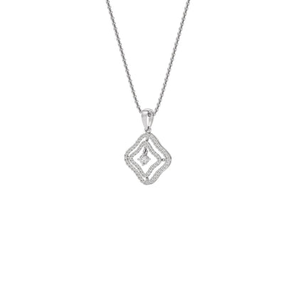 Moonbeam Jewel Diamond Pendant 18 KT / White Gold