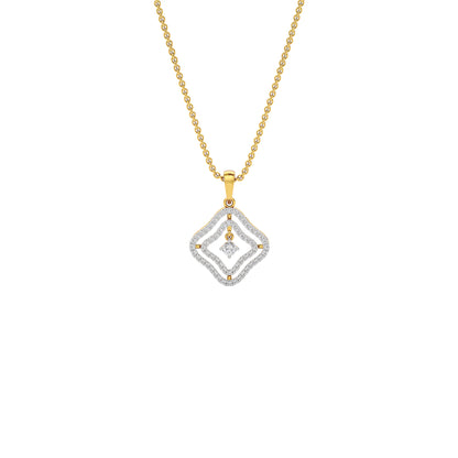 Moonbeam Jewel Diamond Pendant 18 KT / Yellow Gold