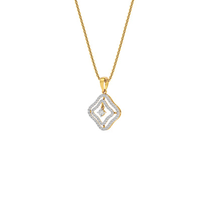 Moonbeam Jewel Diamond Pendant 18 KT / Yellow Gold