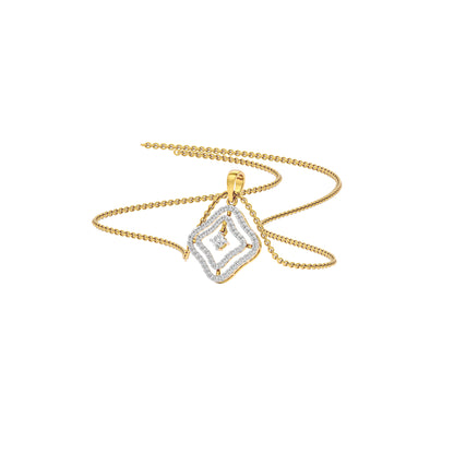 Moonbeam Jewel Diamond Pendant 18 KT / Yellow Gold