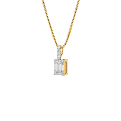 Elegant Ember Diamond Pendant 18 KT / Yellow Gold