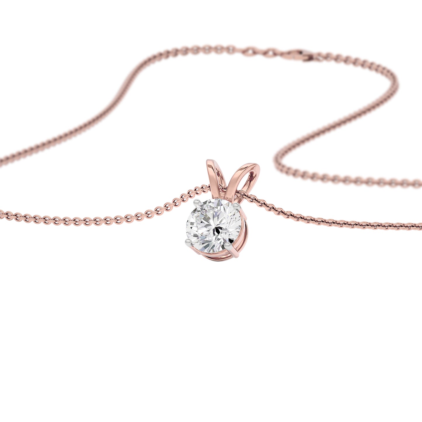 Serendipity Splendor Diamond Pendant 18 KT / Rose Gold