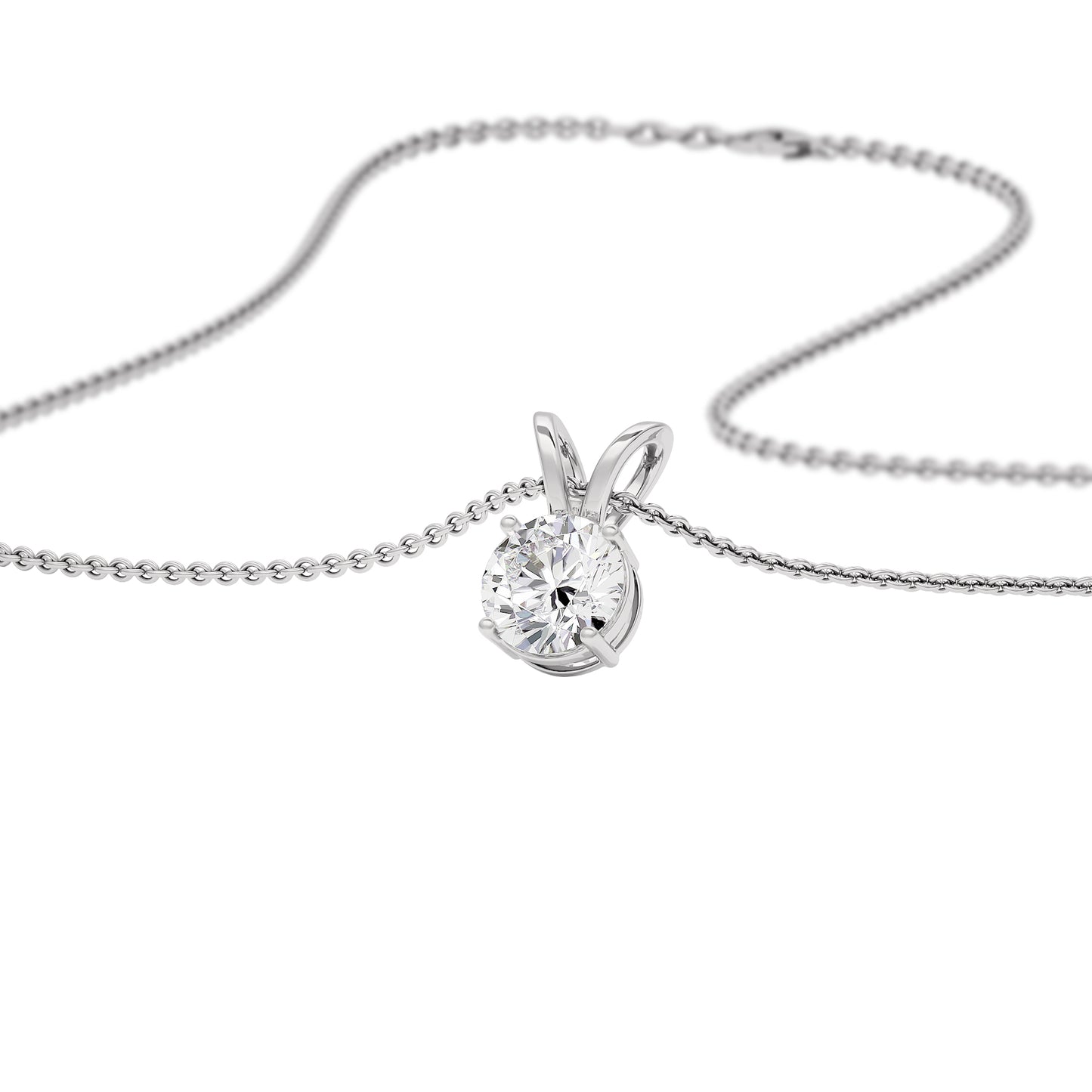 Serendipity Splendor Diamond Pendant 18 KT / White Gold