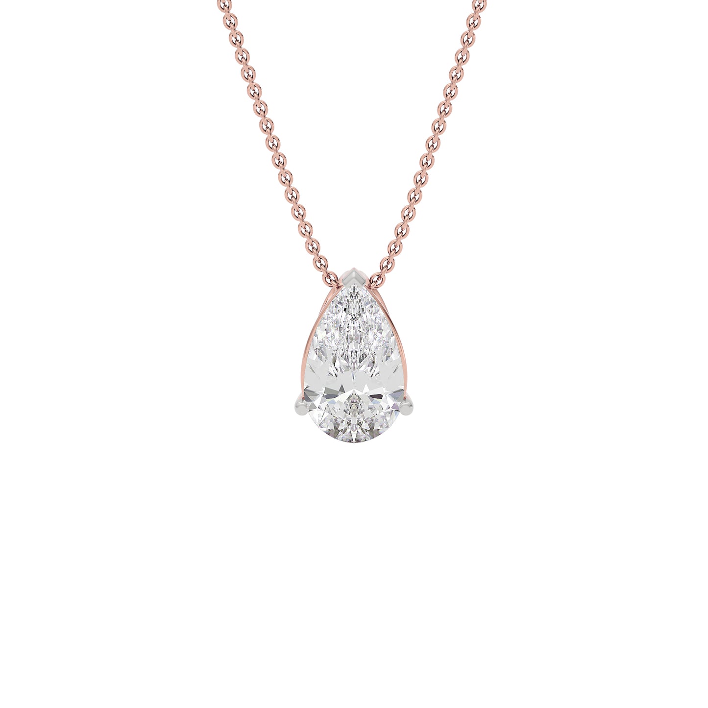 Everlasting Radiance Diamond Pendant 18 KT / Rose Gold