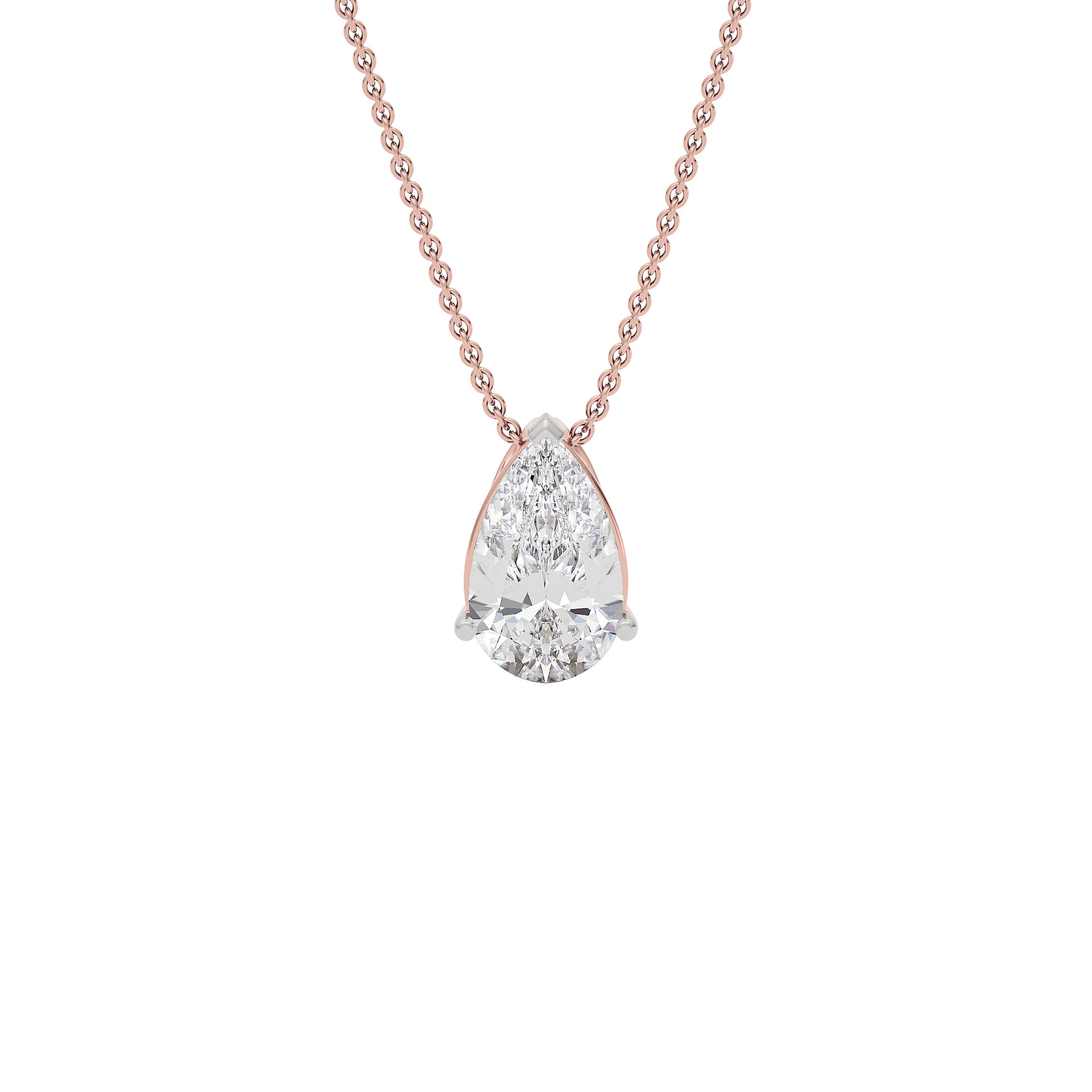 Everlasting Radiance Diamond Pendant 18 KT / Rose Gold