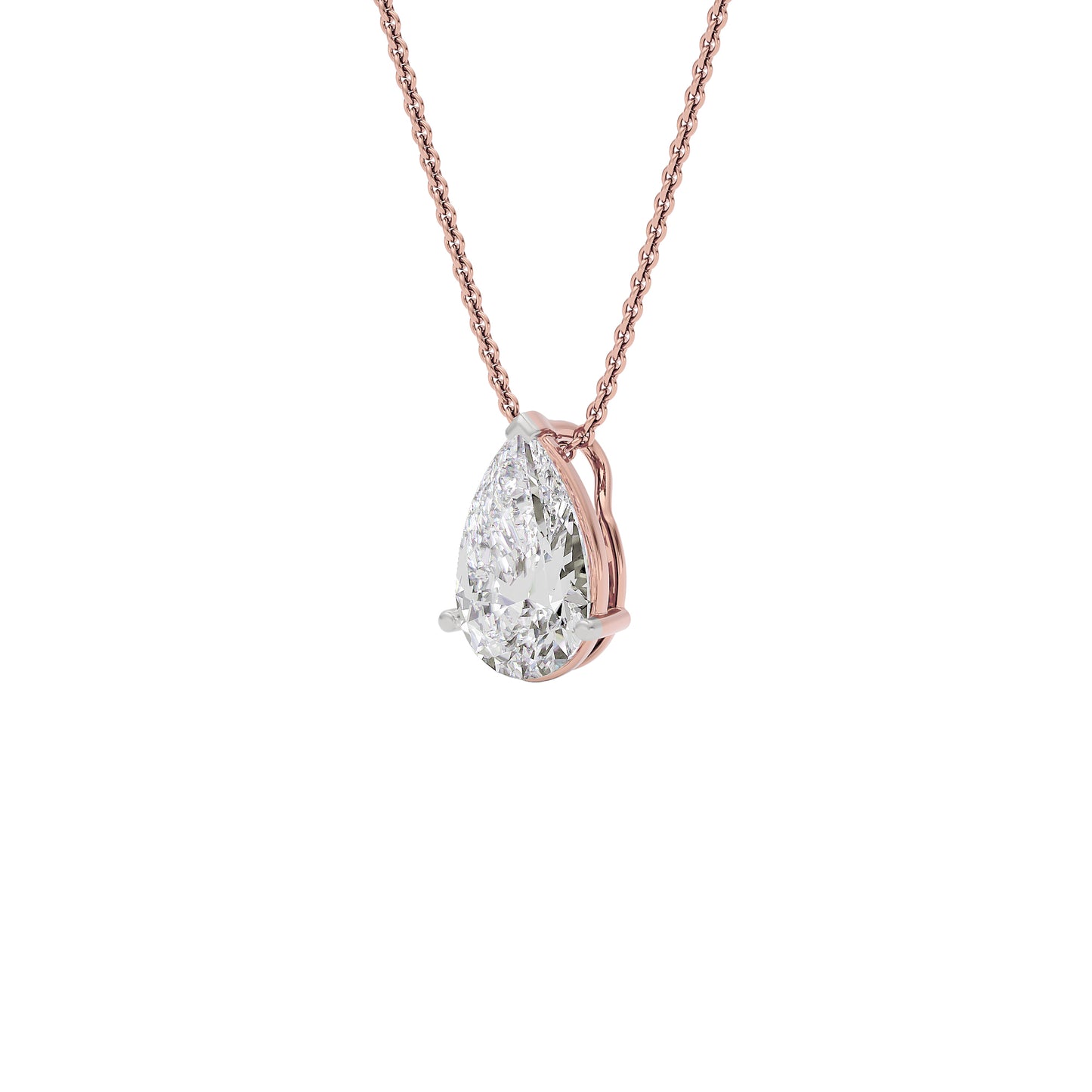Everlasting Radiance Diamond Pendant 18 KT / Rose Gold
