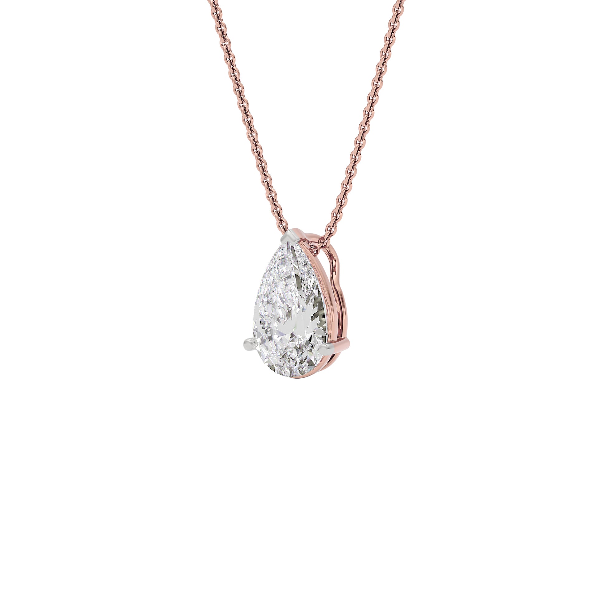 Everlasting Radiance Diamond Pendant 18 KT / Rose Gold