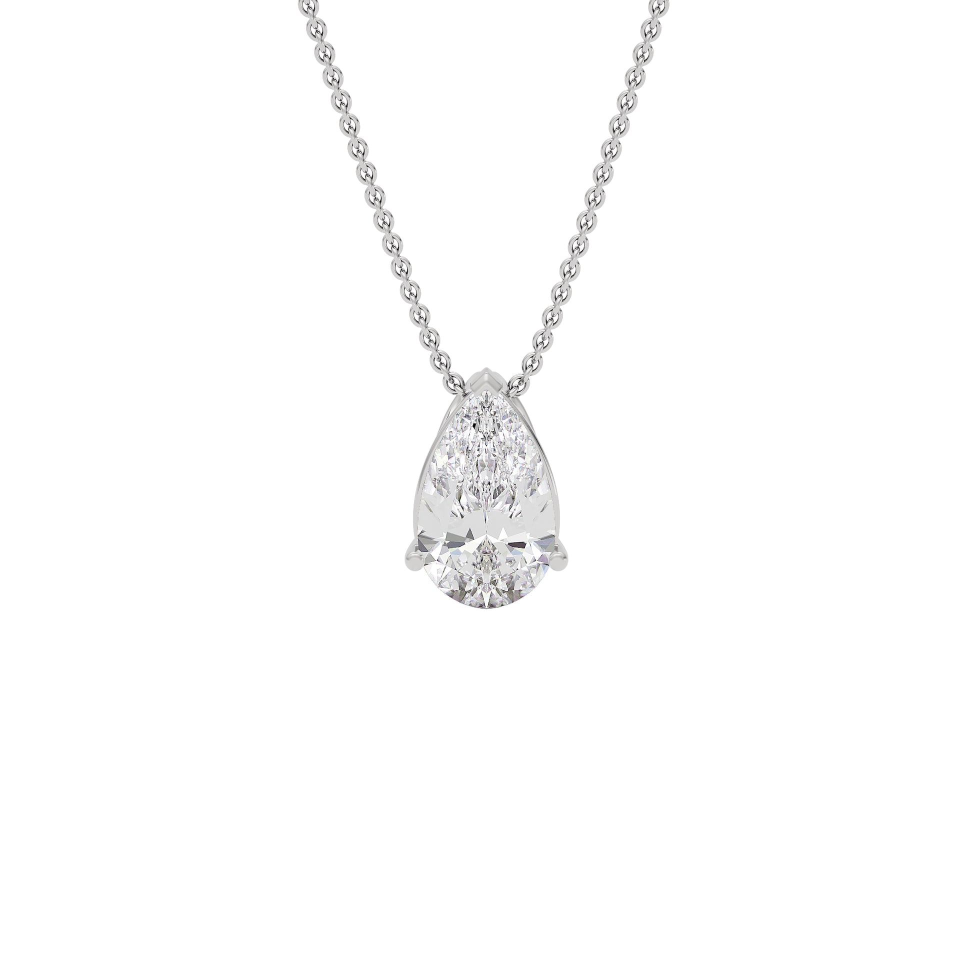 Everlasting Radiance Diamond Pendant 18 KT / White Gold