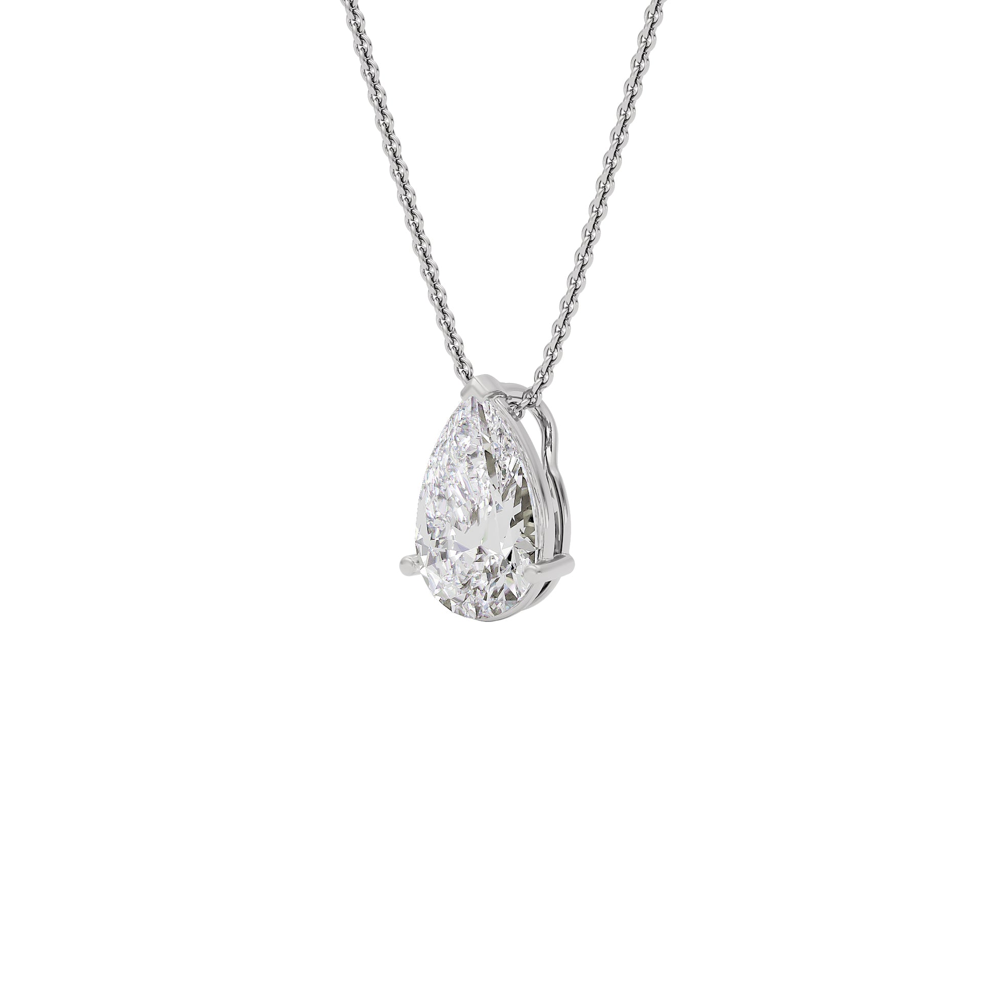 Everlasting Radiance Diamond Pendant 18 KT / White Gold